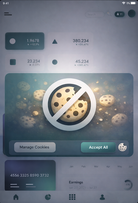 App preview on tablet
